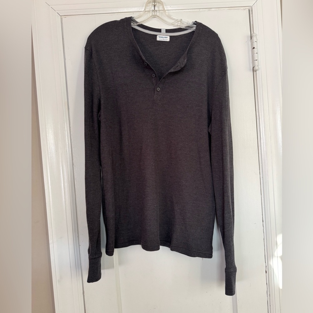 Tommy John ribbed Henley